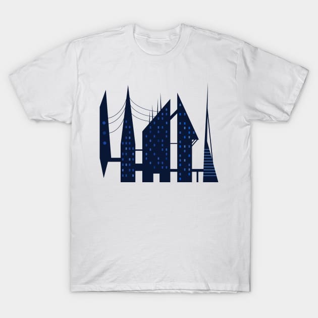 Futuristic Building T-Shirt by RSgraphics